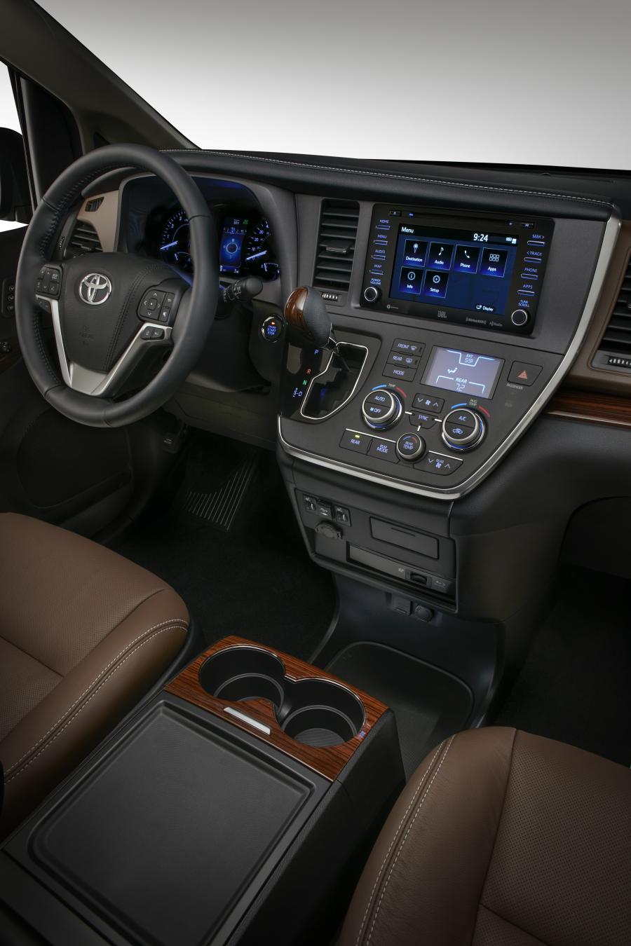 Интерьер Toyota Sienna Limited (XL30) 2017 года  (фото 4 из 31)